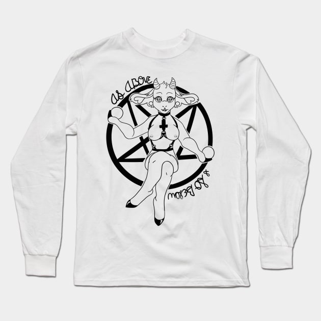 Beautiful Baphomet Long Sleeve T-Shirt by MistDecay